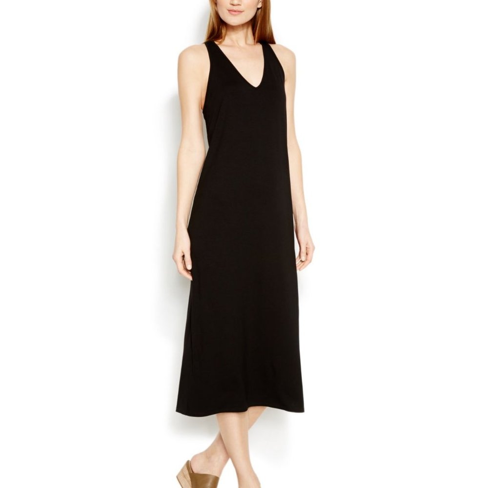 Eileen Fisher Black Dress L